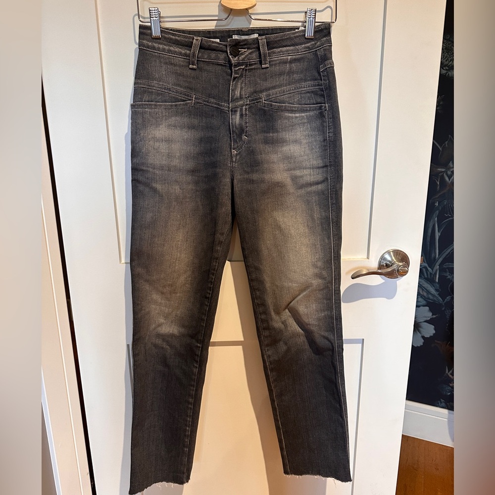Closed faded black jeans